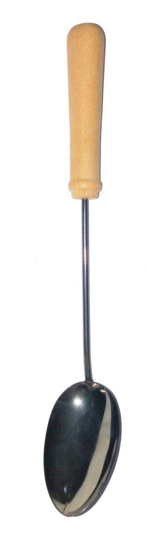 CUILLERE A SERVIR INOX MANCHE BOIS PE16R