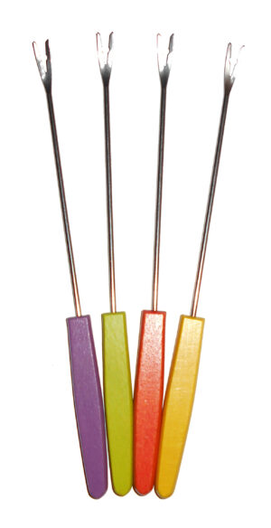 FOURCHETTE A FONDUE MANCHE BOIS - 2.90 EUR