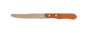 COUTEAU DE TABLE / VIANDE BOUT ROND MANCHE BOIS HETRE ref. LB06P