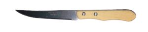 Couteau STEAK lame lisse manche bois Hêtre Naturel