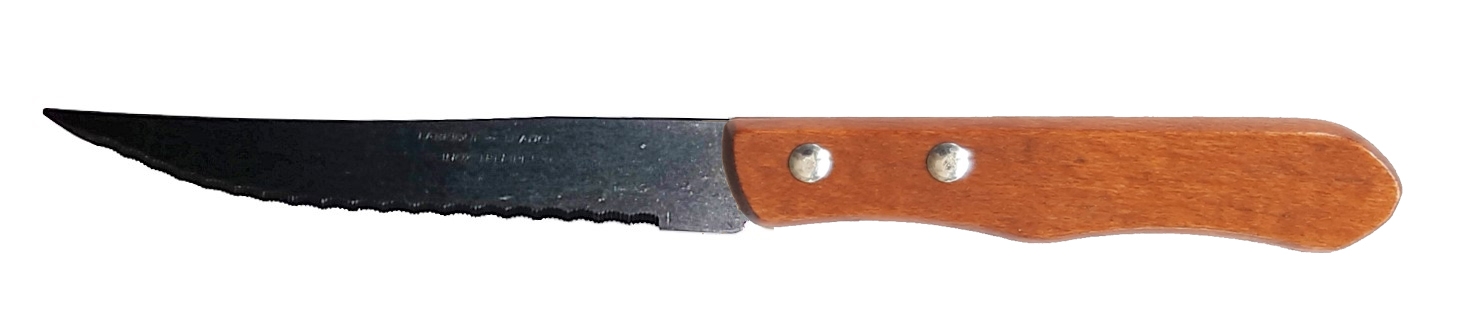 COUTEAU STEAK / VIANDE MANCHE BOIS HETRE (petit couteau de table) ref. LB27P
